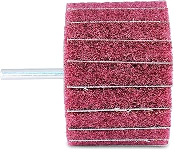 WA 3-Inch Interleaf Flap Wheel - 1/4 Shank Sander For Drill/Die Grinder - View #3