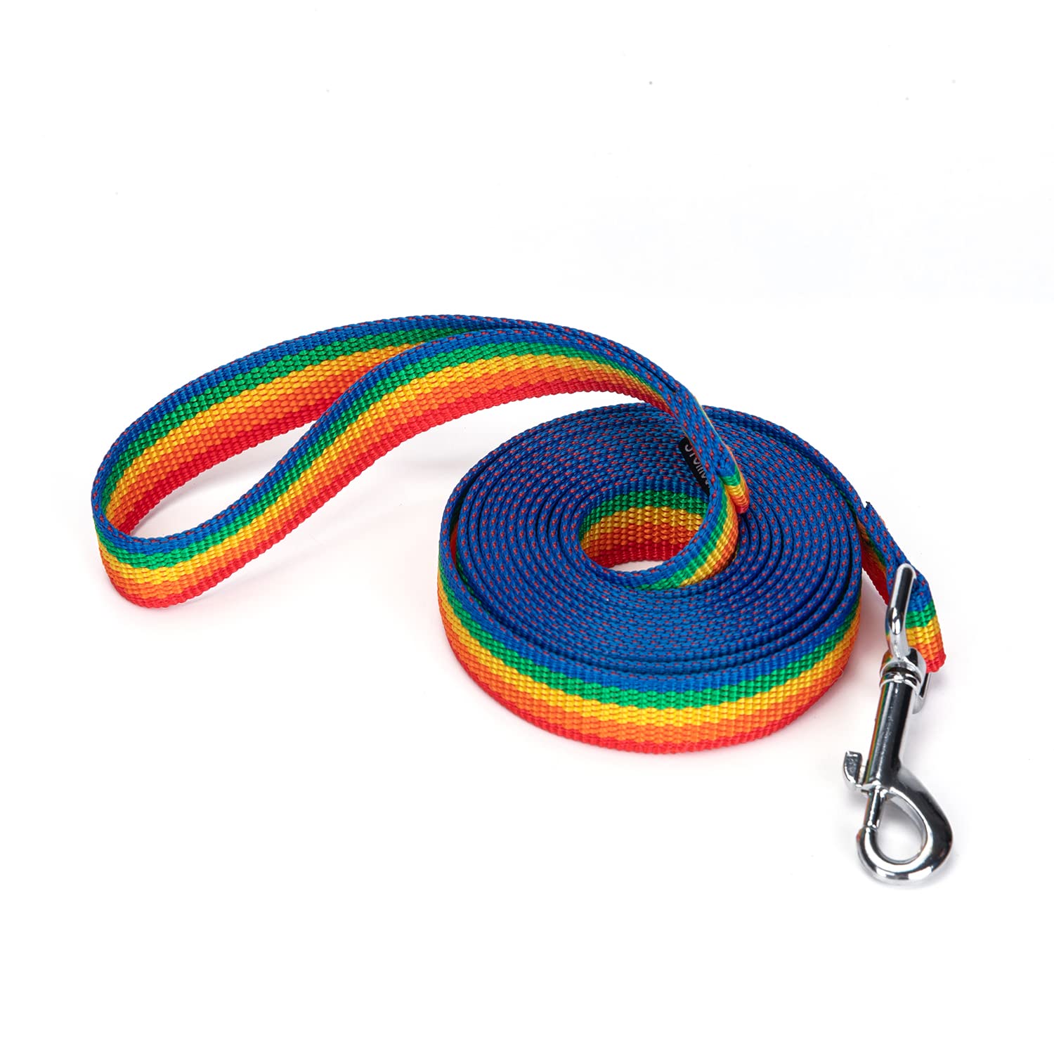 Siumouhoi Strong Durable Nylon Dog Training Leash, 1 Inch Wide Traction Rope, 6 ft Long, for Small and Medium Dog (Pink, 6 Feet) — view 11
