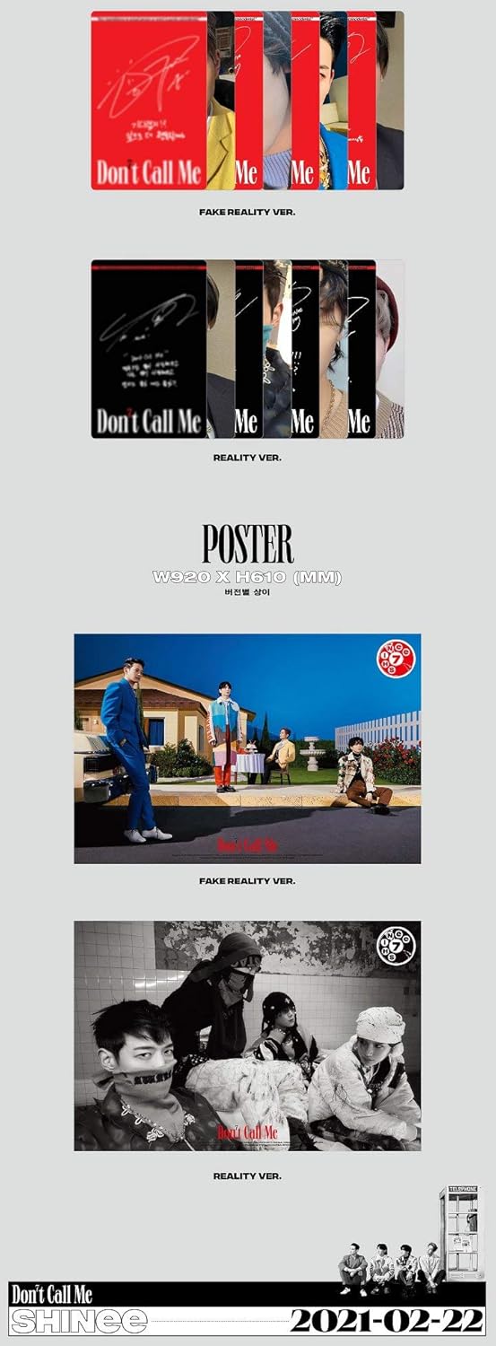 TSCTBA SELPONT inee Don't Call Me 7th Album Photobook Version Fake Reality Cover CD+1p Folding Garden Sculpture Outdoor Decoration