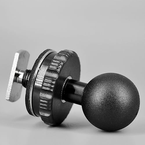 Miniatura 7 de VAUBORTTI Soporte de bola para pista con accesorio de perno en T con bola de TPU de 1 pulgada tamaño B para RAM y brazo de doble zócalo