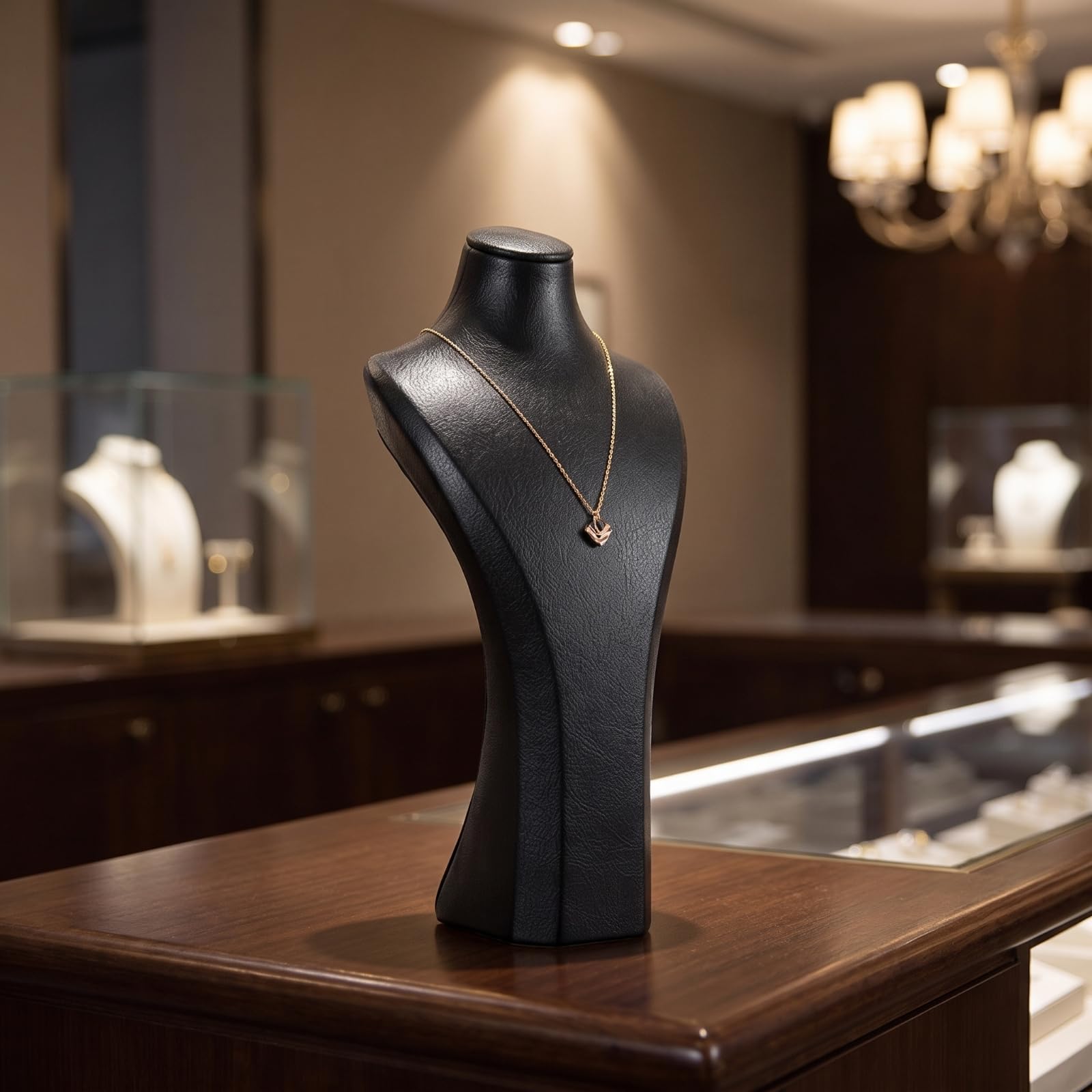 Espositore per Ciondoli Compatto Elegante, Espositore per Collane, Resistente, Vetrina, Bancone
