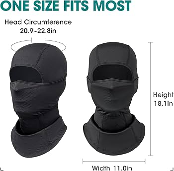 Amazon.com: 3 Pieces Balaclava Moveable Face Mask Ski Mask Sun