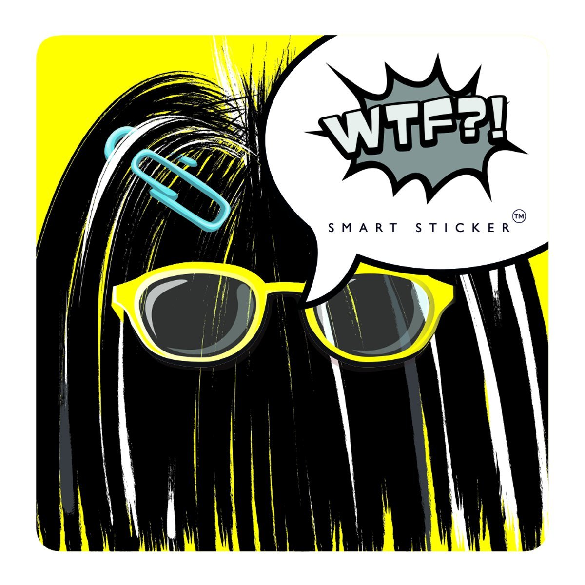 wtf - Smart Holder Sticker