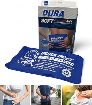 Hot and Cold Ice Pack for Injuries, Large 31cm x 17cm | Sports Injuries, Toothache Relief, Back Pain Relief, Microwave Heat Pad or Cold Compress
