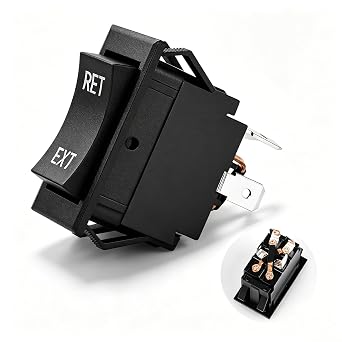 87570, 226023 Power Tongue Jack Switch for RV Trailer