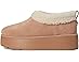 Stuart Weitzman Socharming Shearling Flatform Clogs - Left View
