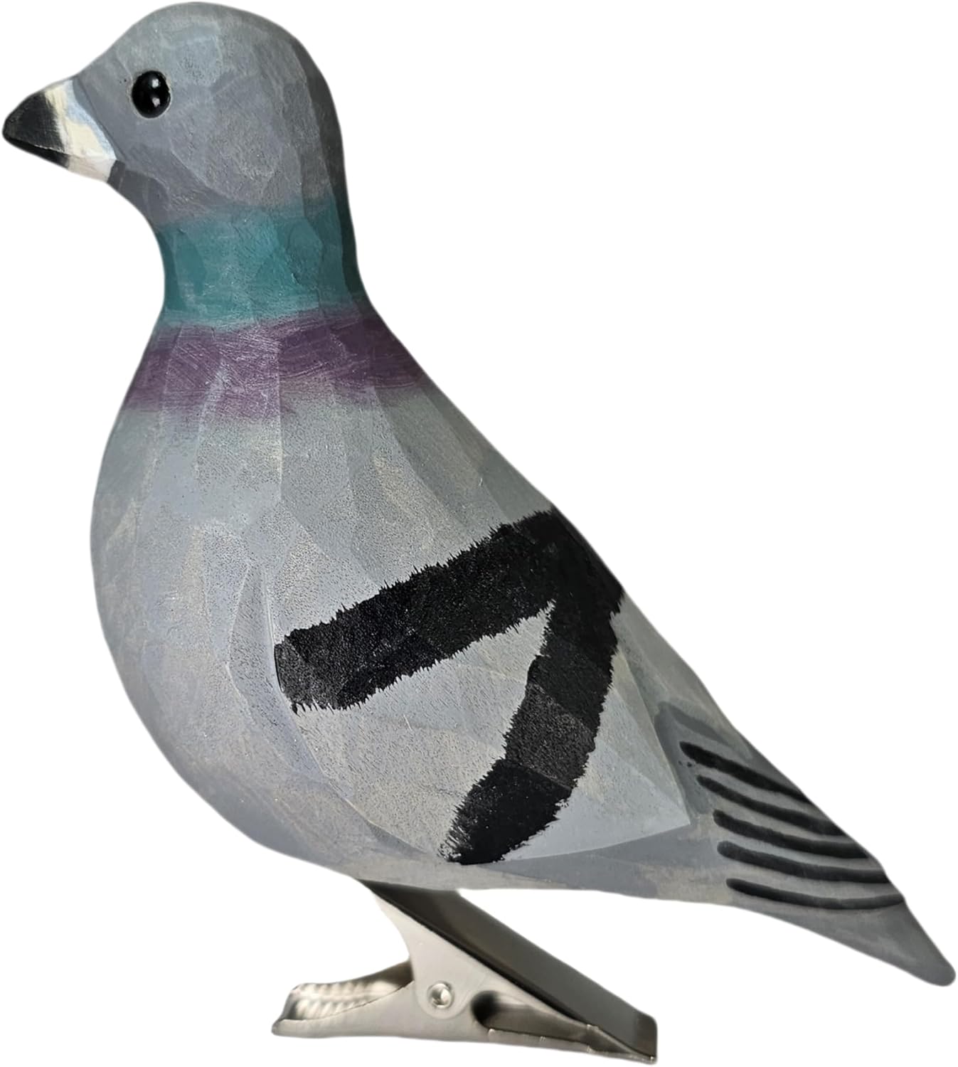 Clip-On Wooden Pigeon Ornament