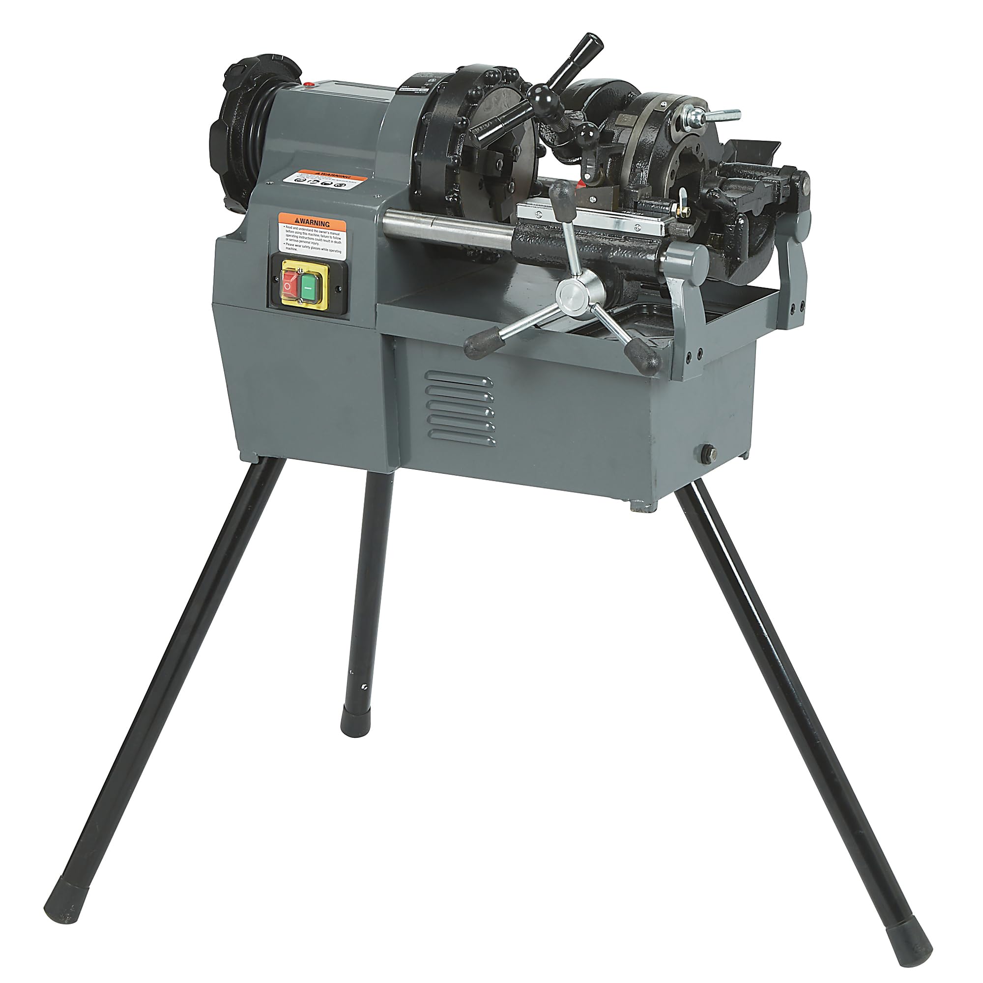 Klutch, 2in. Electrical Pipe Threader, Dies (qty.) 4 Max. Speed 28 rpm, Amps 6.5 Model# 204507002001