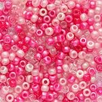 Bâtisse Bleu Mix Perles 6x9mm,Perles de poney Total environ 1000pcs