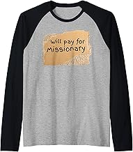Funny Will Pay For Missionary Sign - gift for man or woman Raglan Baseball Tee