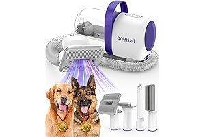 oneisall Universal Vacuum Cleaner Hair Brush Dog Vacuum Brush for Shedding, Pet Grooming Vacuum Tools(Green)