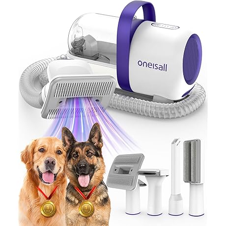 oneisall Universal Vacuum Cleaner Hair Brush Dog Vacuum Brush for Shedding, Pet Grooming Vacuum Tools(Green)