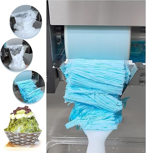 Miniatura 4 de Kolice Máquina automática comercial de trituración de hielo, afeitadora de cono de nieve, máquina de hielo de copo de nieve, refrigeración por aire