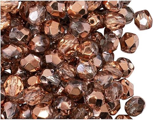 Miniatura 5 de Cuentas de vidrio facetado checo pulidas al fuego redondas de 0236in Seis colores Total 300 piezas Juego 6SFP616 6FP002 6FP003 6FP007 6FP008 6FP049