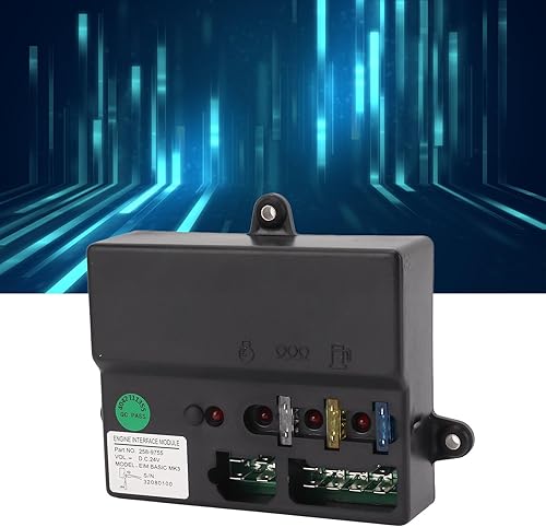 Miniatura 6 de TOPINCN Módulo de interfaz del motor 258 9754 ABS Controlador de generador multifuncional 5.787 in Distancia del orificio de montaje Módulo