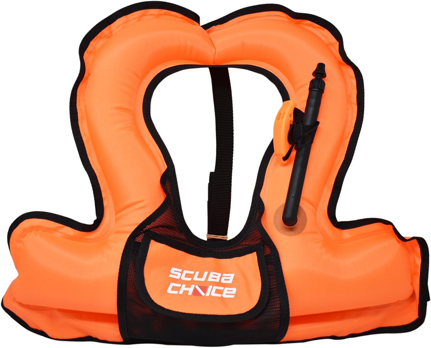 Scuba Choice Kids Snorkel Vest with Front Pocket & Whistle, Orange : Sports & Outdoors