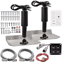 15101-104 9" x 12" Standard Trim Tab Kit 12V with Double Rocker Switches, Specially Designed for Boat Size 16ft to 25ft, Part Number 15101-104