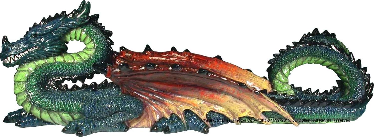 Asian Dragon Wonderland Incense Burner Ash-Catcher Brand