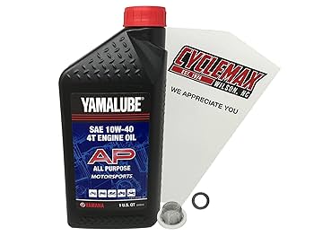Amazon.com: Cyclemax Standard Yamalube Oil Change Kit
