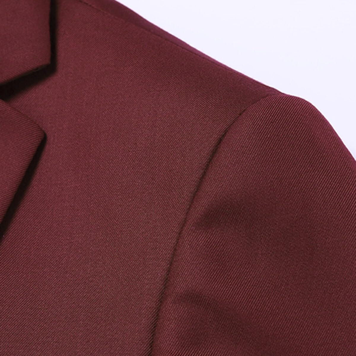 Allthemen Blazer pour Homme avec Fente Arrière à Un Bouton Veste de Costume d'affaires Couleur Unie