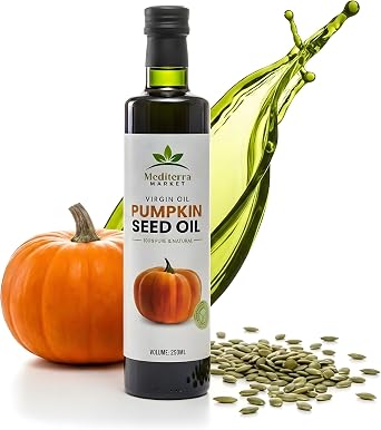 Premium Cold-Pressed Pumpkin Seed Oil 250ml   100% Pure, Cold-Extracted for Maximum Flavor | Rich, Nutty Taste for Cooking & Finishing