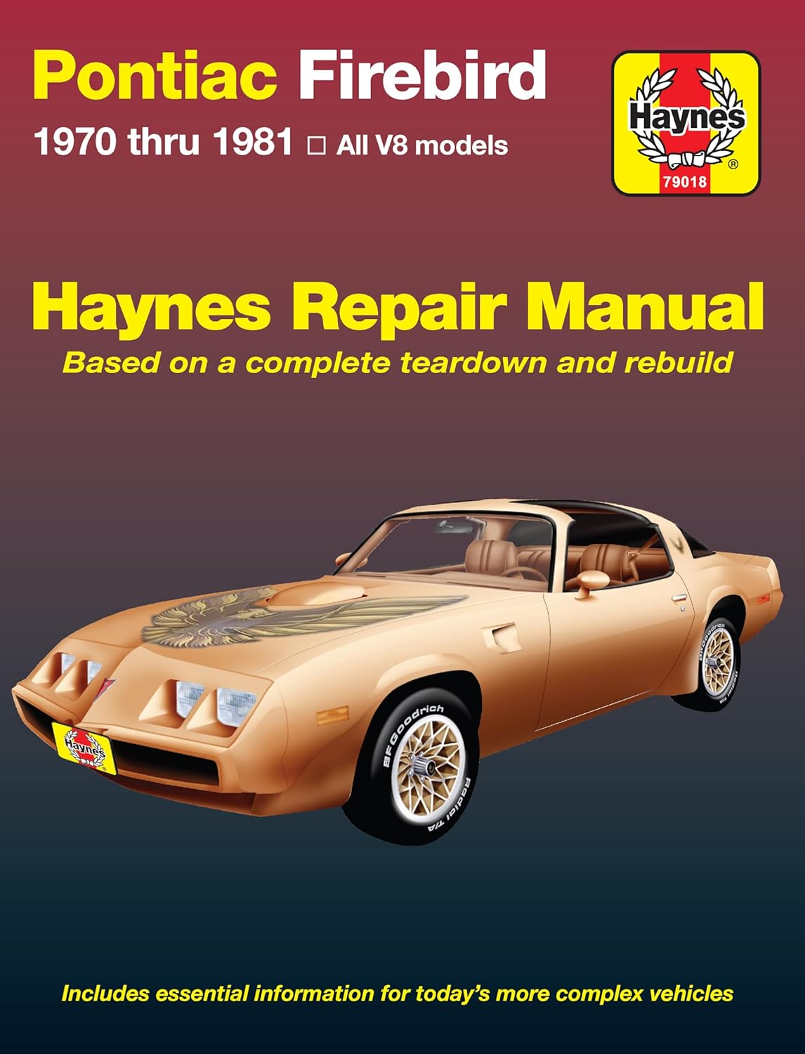 Pontiac Firebird V8 (1970-1981) Haynes Repair Manual (Does Not Include Information Specific to Turbocharged Models)