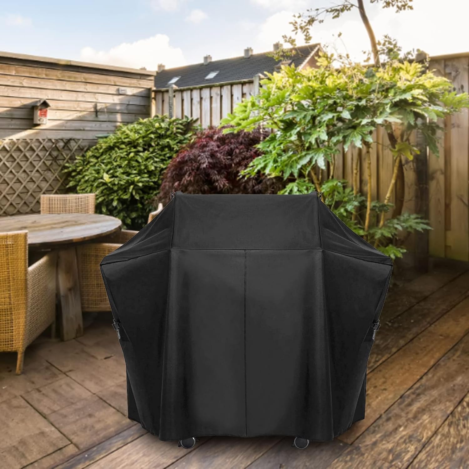 Grill Cover for Napoleon Rogue 425 Series Grill Heavy Duty and Waterproof BBQ Cover for Napoleon Grill Accessories Black