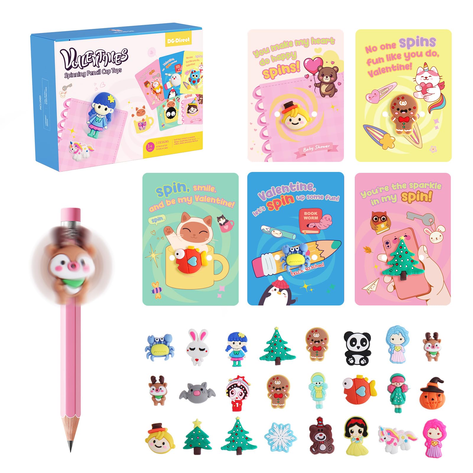 Amazon.com: DG-Direct 30 Pack Valentines Day Gifts for Kids