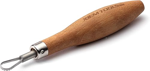 Miniatura 8 de Xiem Tools Herramienta de rastrillo de arcilla para cerámica y cerámica (mediano, rastrillo para vientre)