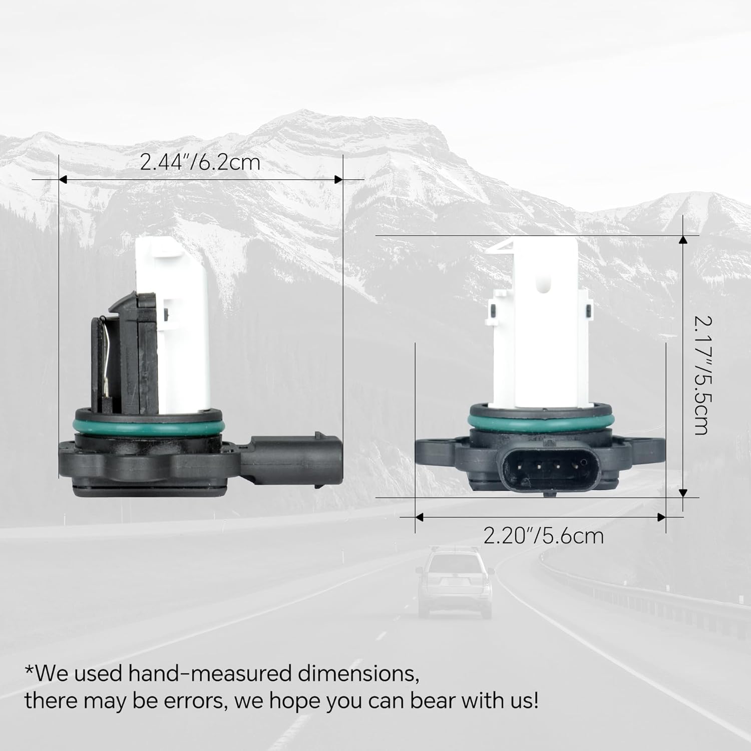 Mass Air Flow Sensor 5WK97512Z MAF Compatible with BMW 135i/ 335i/ 435i/ 528i/ 535i/ 640i/ 740i/ X1/ X4/ X5/ X6, Replaces AF10429 13627593624