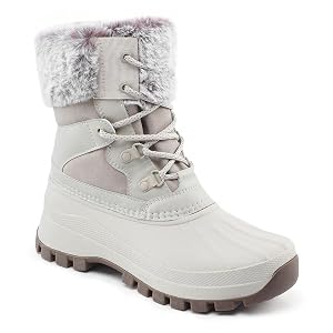 Women Winter Snow Boots Waterproof Shell Warm Duck Boots