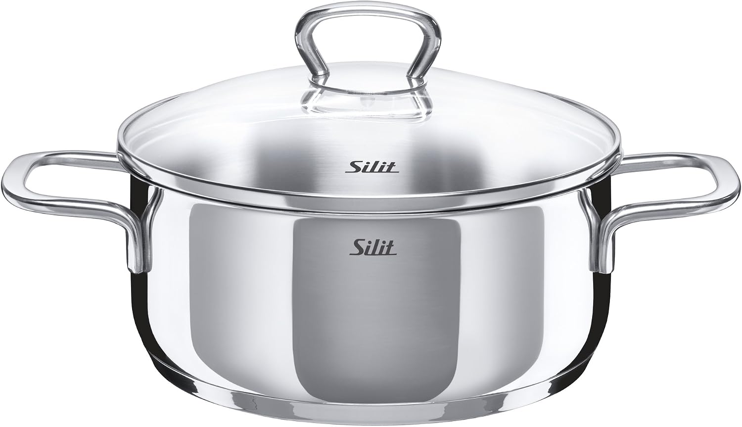 Silit Style original Low casserole, Small, Silver