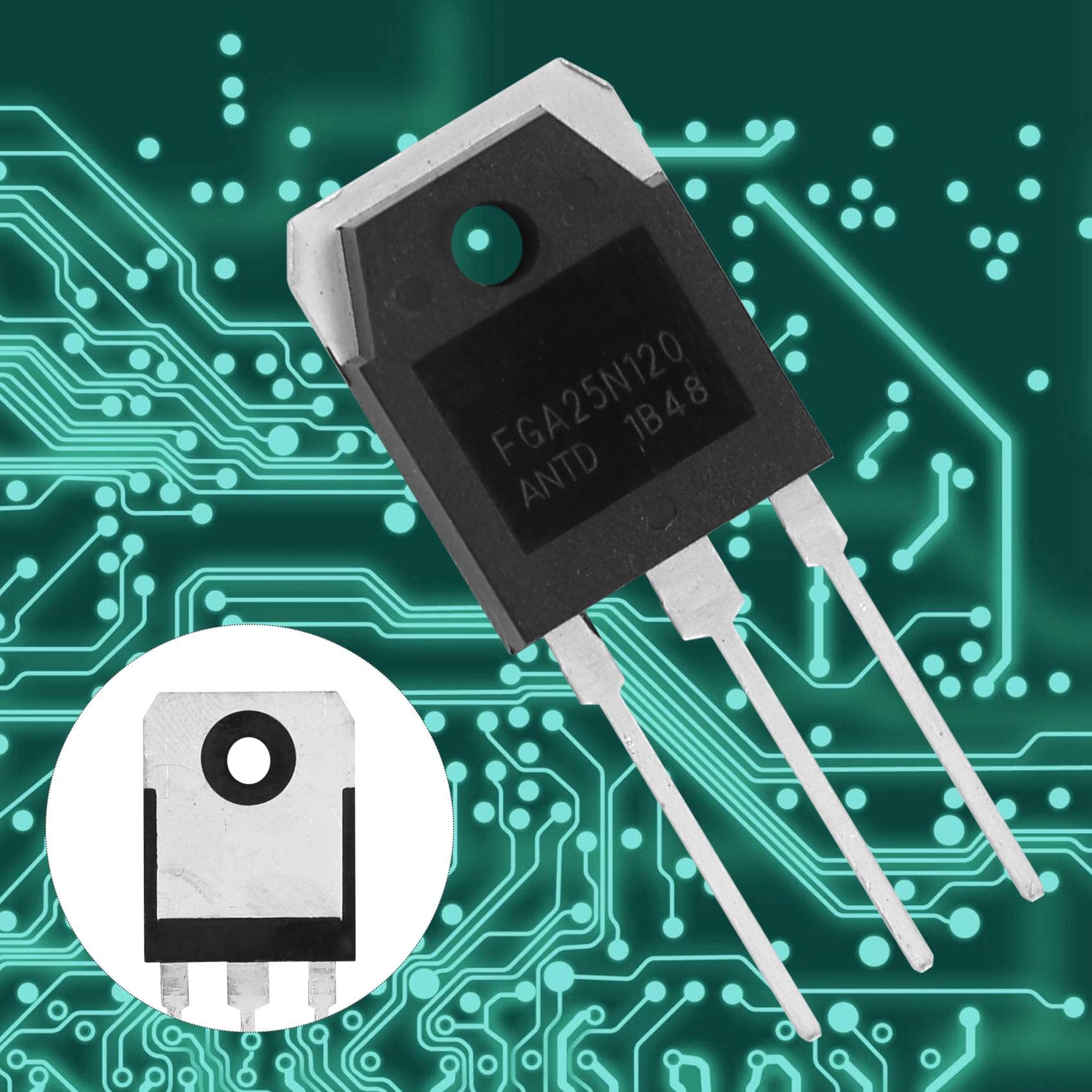 IGBT Transistor de puissance FGA25N120 1200 V 313 W