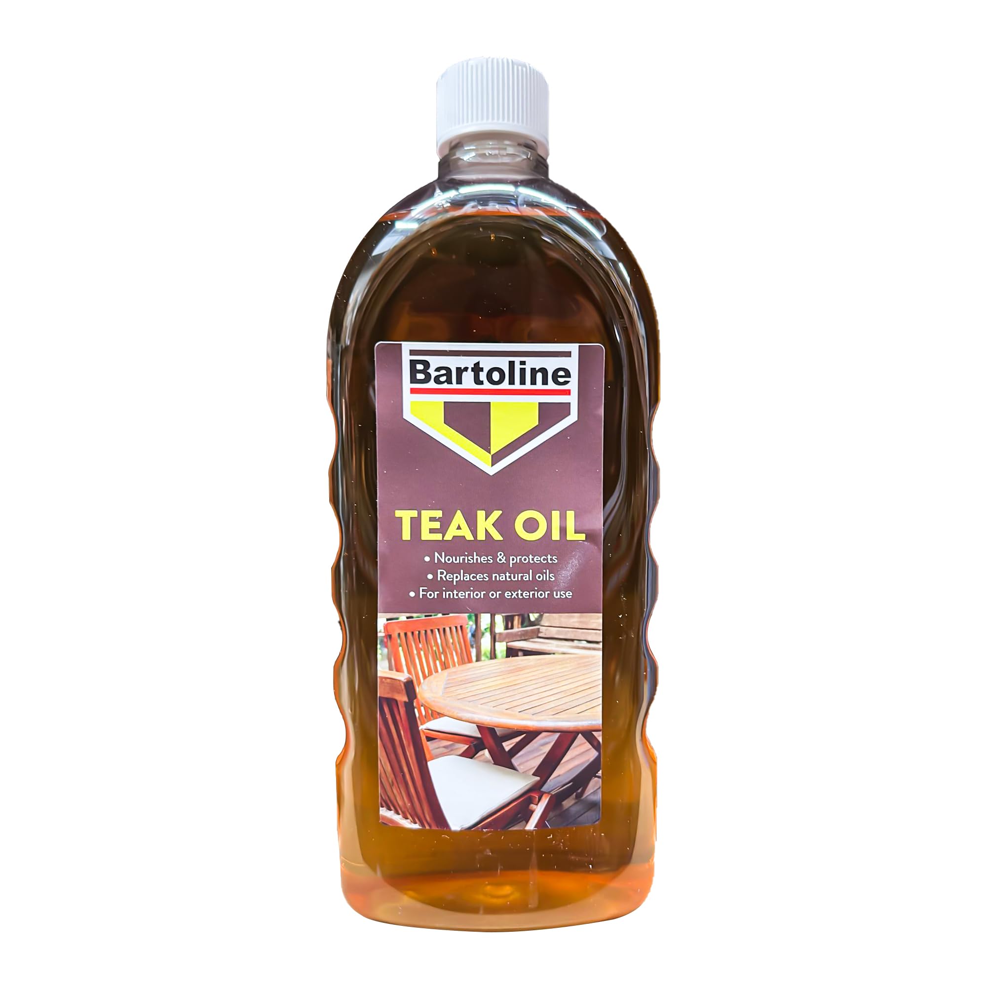 Teak Oil 1 Litre for Wood Furniture & Outdoor Decking, Enhances Natural Grain, Protects Against Weather, Fast-Drying, Deep Penetrating for Long-Lasting Finish