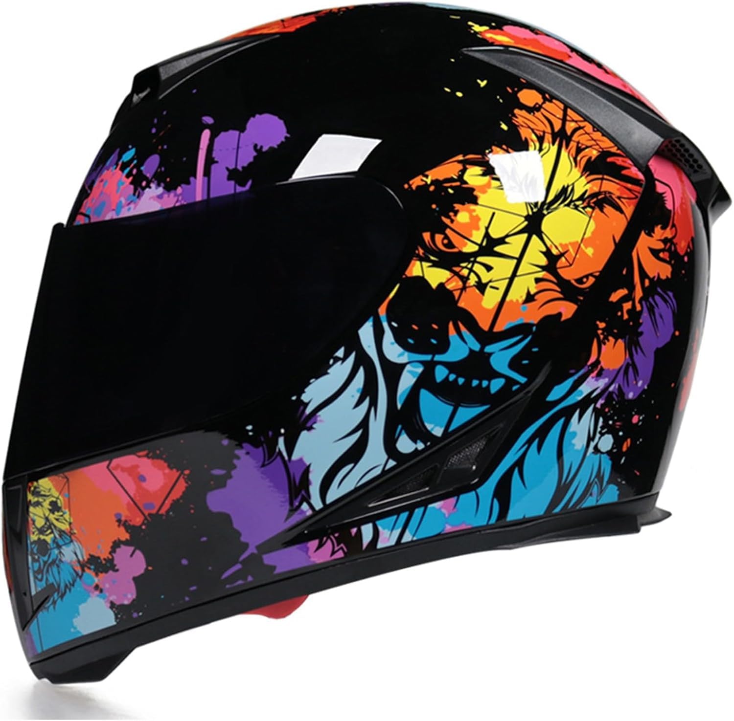 Caschi da Moto Casco Integrale A Doppia Visiera per Adulti Giovani Uomini E Donne Casco da Moto Integrale Modulare Casco da Moto Omologato Ece/DOT Ciclomotore per Bici da Strada, E, XL/59-60CM