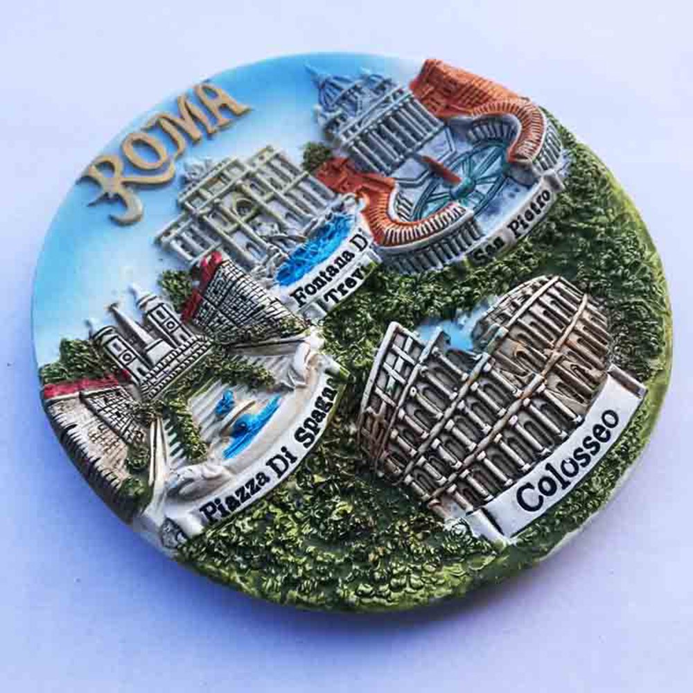 3D Roma Italia Frigorifero Magnete Ornamento Viaggio Adesivo