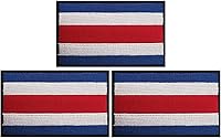 Vista 9 de JAVD Paquete de 3 parches de bandera de Honduras para sombreros, bolsas tácticas, chaquetas, parche de ropa transparente
