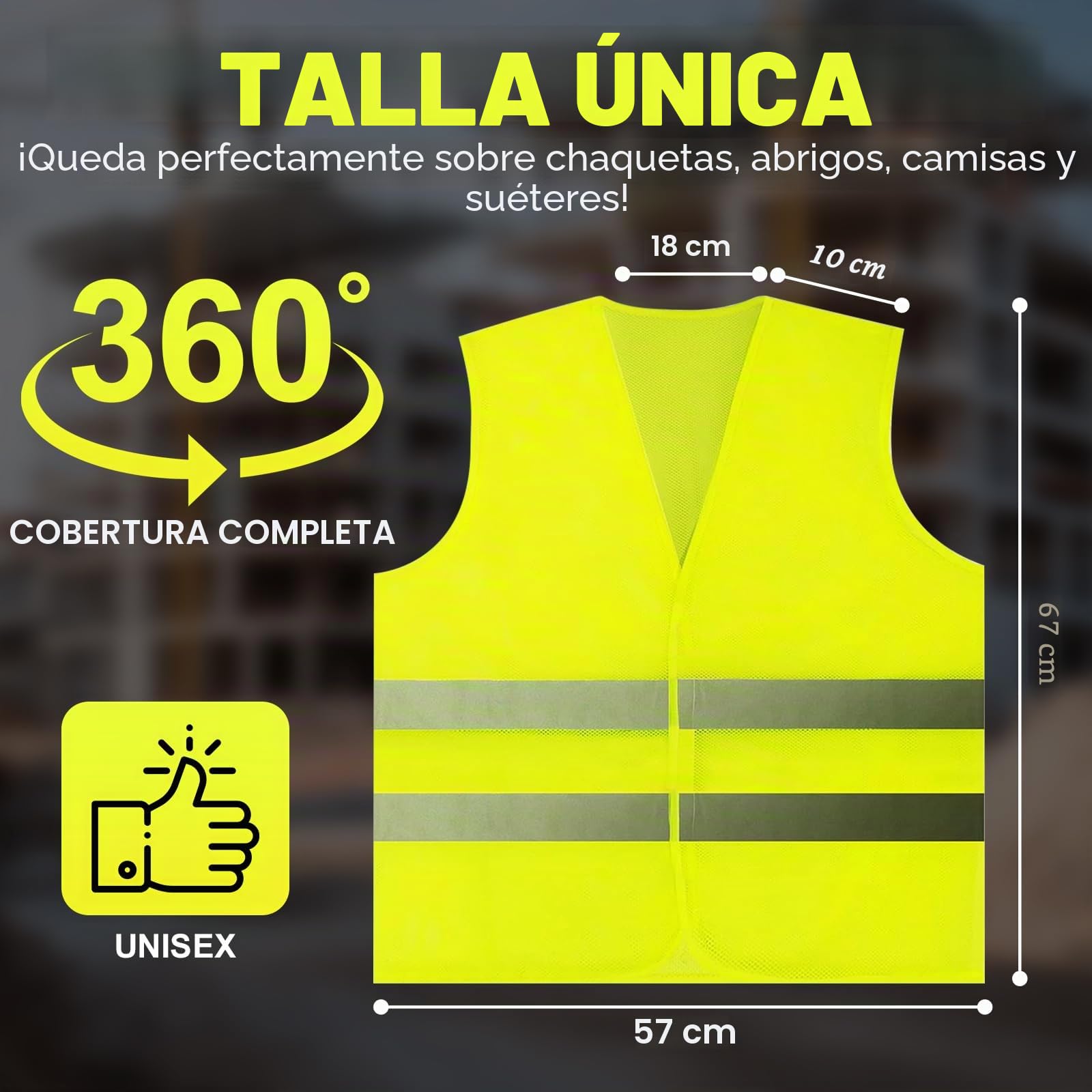 Chaleco reflectante para coche, 5 unidades, chaleco de seguridad para coche, chaleco de seguridad para niños y adultos, chaleco de seguridad de alta visibilidad, chaleco reflectante homologado