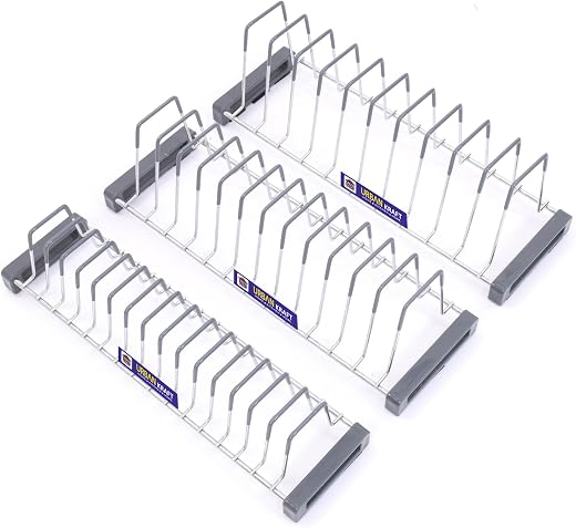 URBAN KRAFT Modular Kitchen Basket For 20 Inch Plate Fixer Set of 3 /Tandem Box Drawer Organizer for Kitchen Cabinet |Thal...