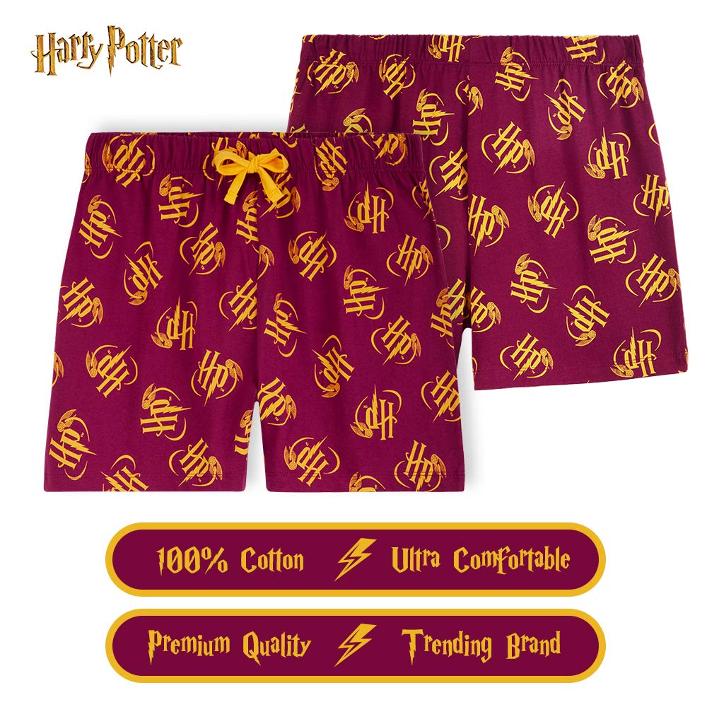 Harry Potter Piżama dziewczęca, 2-częściowa krótka piżama dla dziewczynek, 100% bawełna