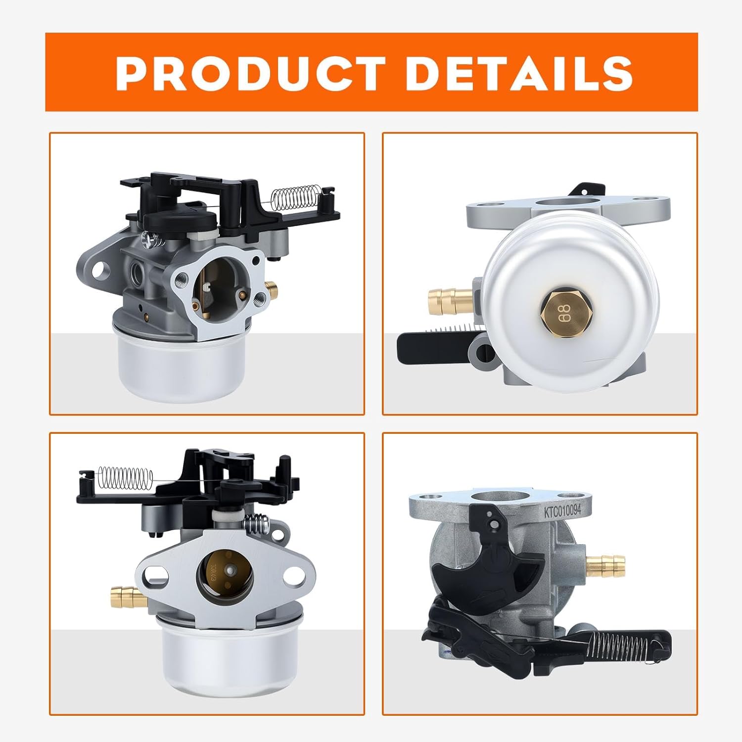 Hipa 591137 590948 Carburetor for B S 796608 593599 775EX Pressure Washer Parts Troy Blit 7.75 Hp 8.75 Hp 8.5Hp 190CC Engine + 795066 Air Filter Fuel Line Tune Up Kit