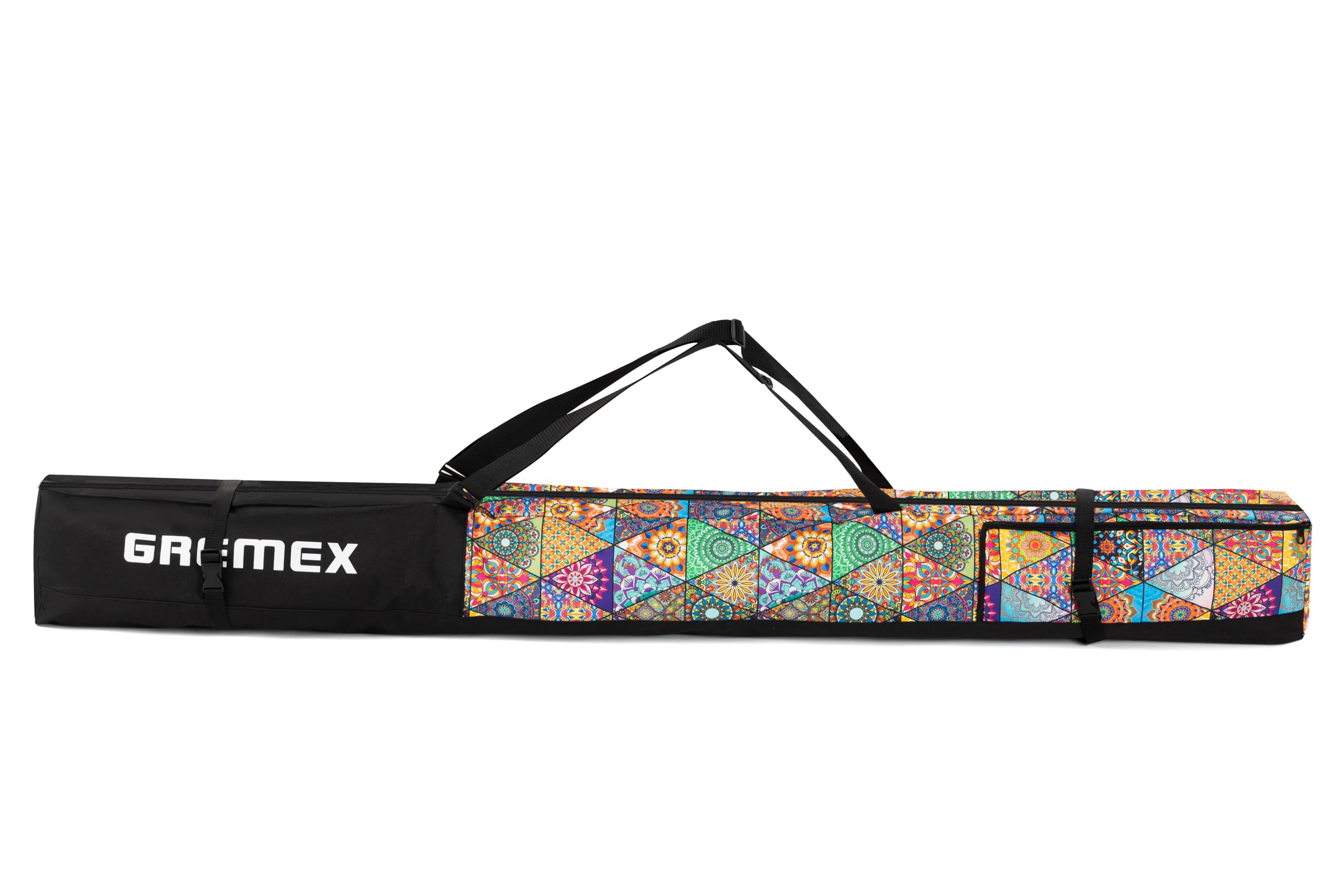 Housse de Ski imperméable pour 1 Paire de Skis - Sac de Ski Alpin Compact et Léger