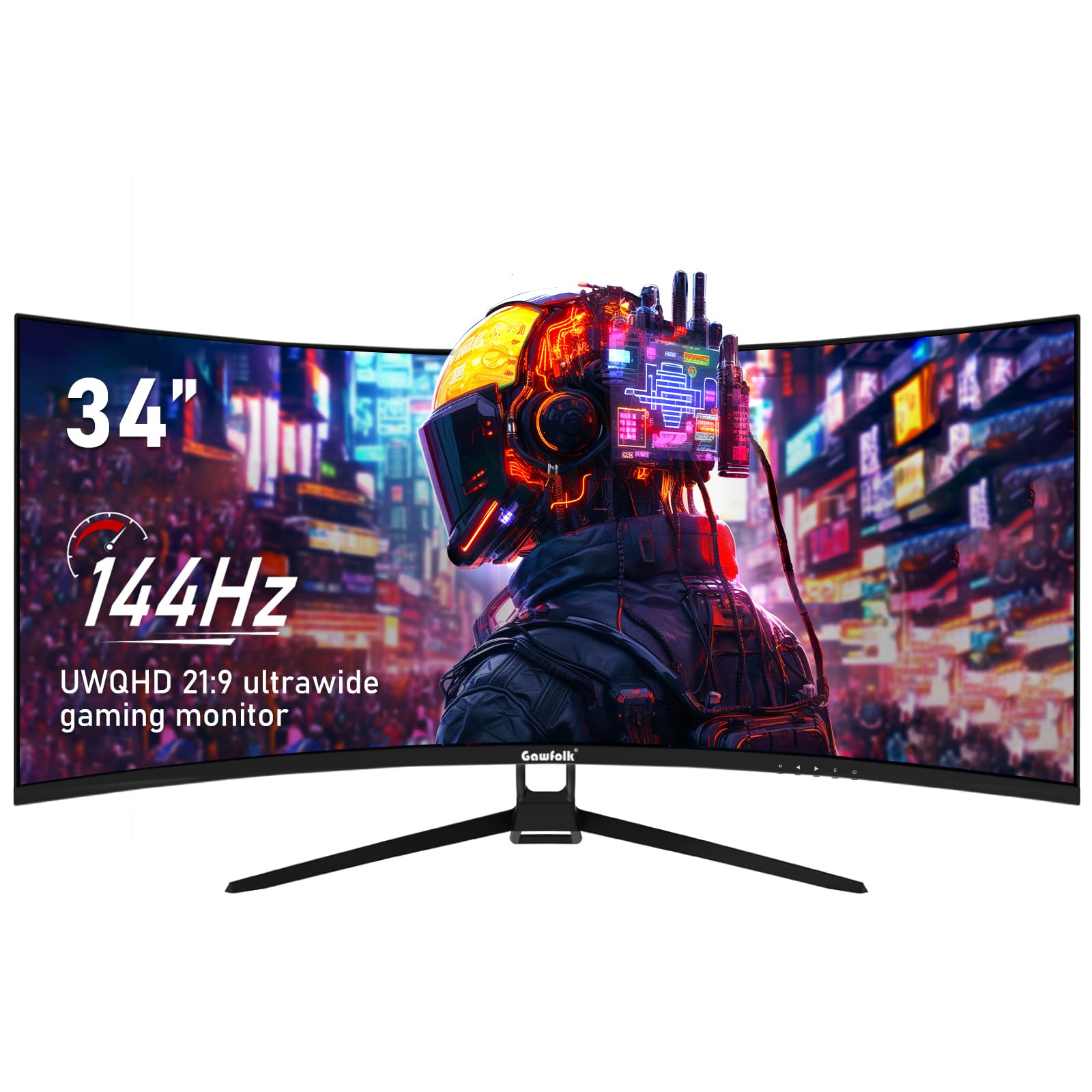 Amazon.co.jp: Gawfolk 34インチ ウルトラワイド カーブ 144Hz