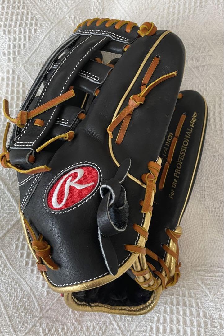 Rawlings 外野手用 鈴木誠也モデル 軟式グローブ ベージュ/赤 野球 