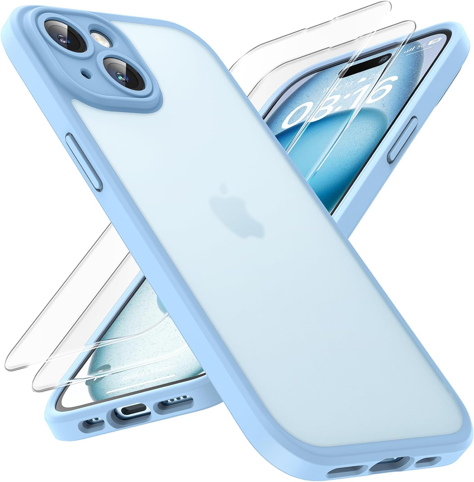 Aurstore Kit Protezione Per IPhone 11 Pro Max (6.5'') – Cover Trasparente In Silicone + Vetro Temperato 9H
