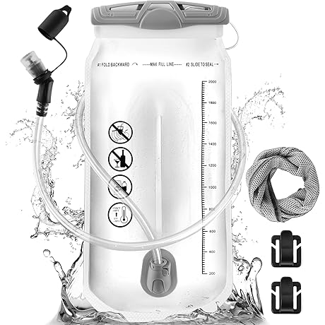 CHERAINTI Hydration Bladder, 2L Leak Proof Reservoir Backpack