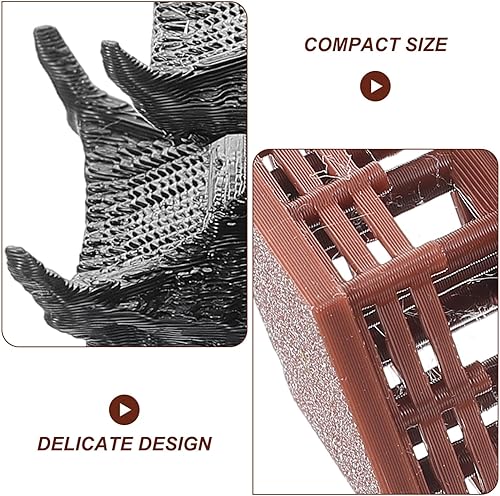 Miniatura 9 de SUPVOX Decoración de acuario, figuras de jardín de hadas, mini estatua de pagoda, refugio de escondite de peces, cueva para pecera, adorno micro