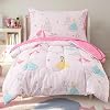PHF 4 Piece Toddler Bedding Set, Ultra Soft Toddler Comforter Sets Include Comforter, Fitted Sheet, Flat Top Sheet and Pillowcase for Girls, Christmas Bed in A Bag for Baby Bedroom, Princesses