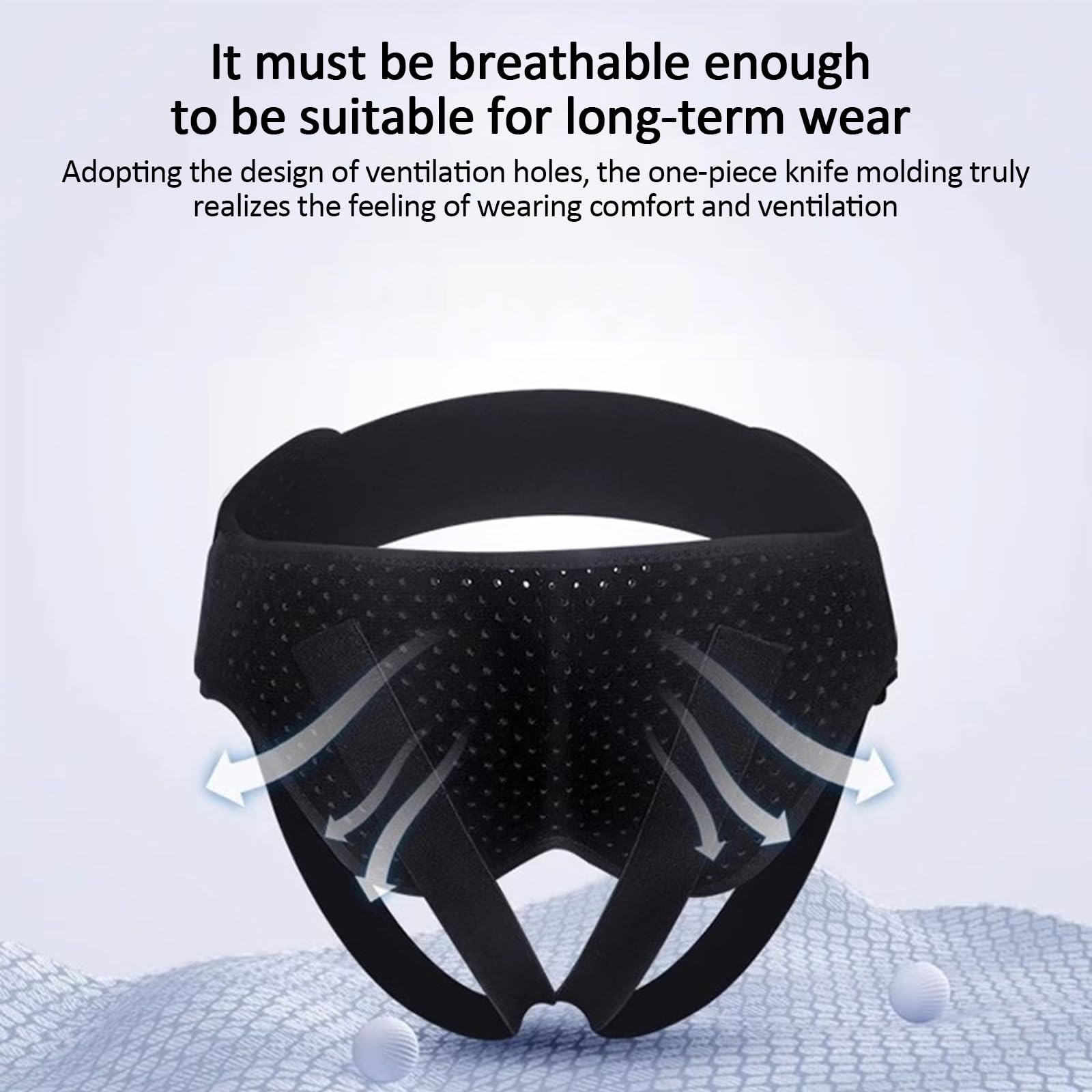 GMBAYUE Hernia Belt Truss for Men/Women, Hernia Support Truss, Adjustable Waist Strap with 2 Removable Compression Pads, Pain Relief Recovery Strap, Breathable Material(M)