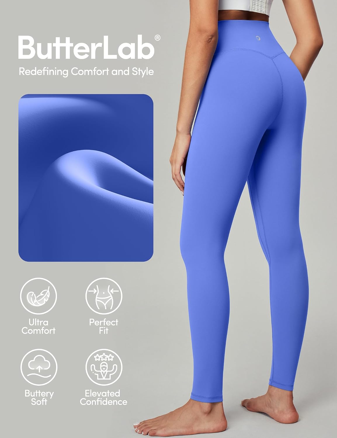 IUGA High Waisted Leggings for Women Tummy Control Buttery Soft Workout Leggings Compression Gym Yoga Leggings